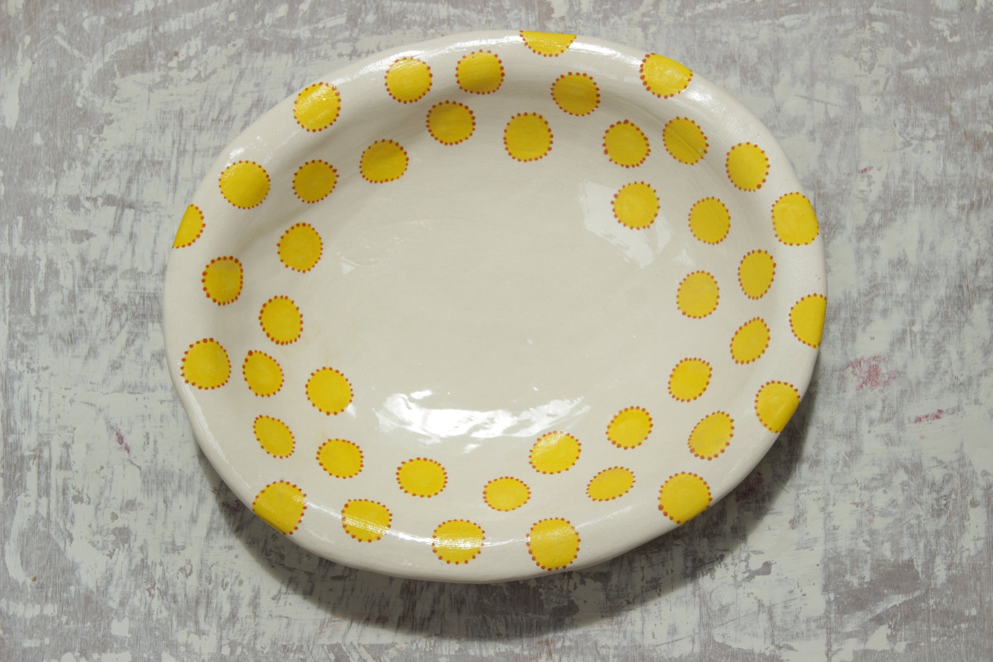 Oval Platter, Suns