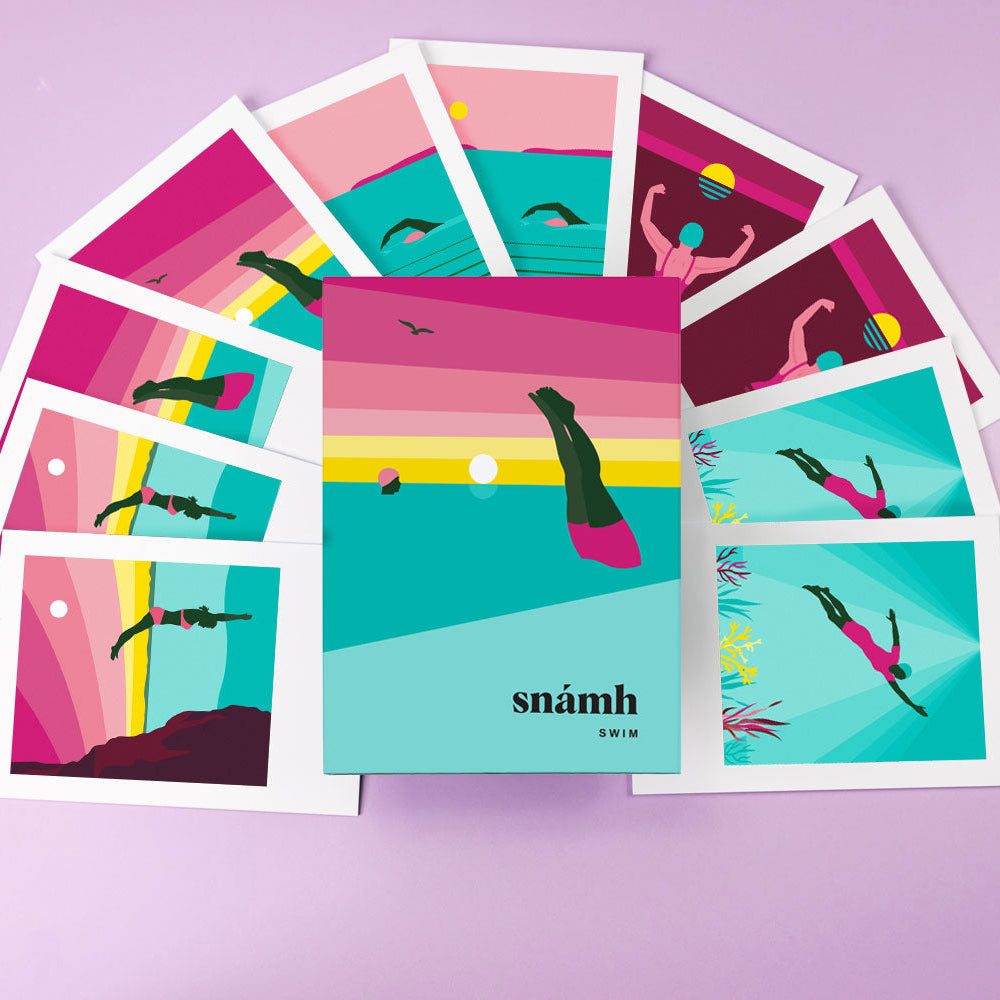 Box of Snámh Greeting Cards, Pawpear