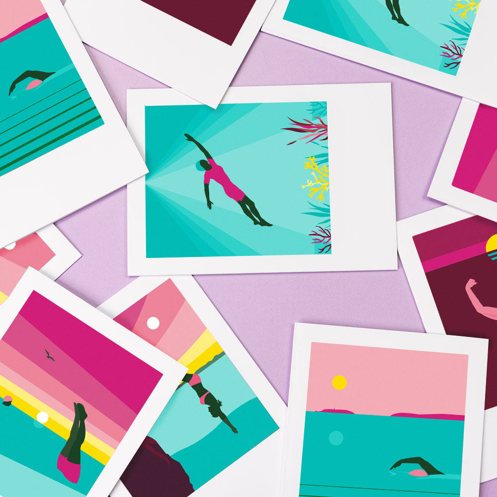 Box of Snámh Greeting Cards, Pawpear