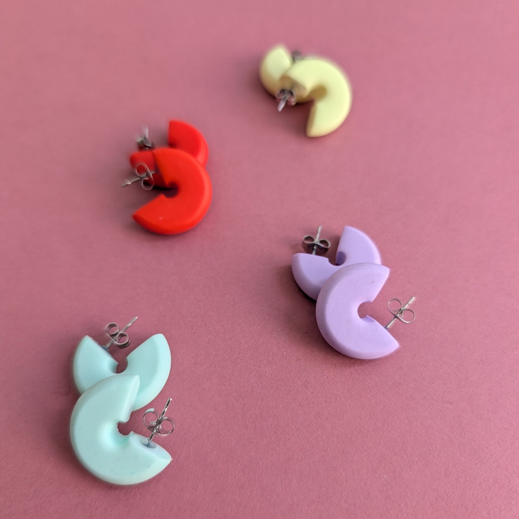 Poppy Mini Hoops, Studio Canty