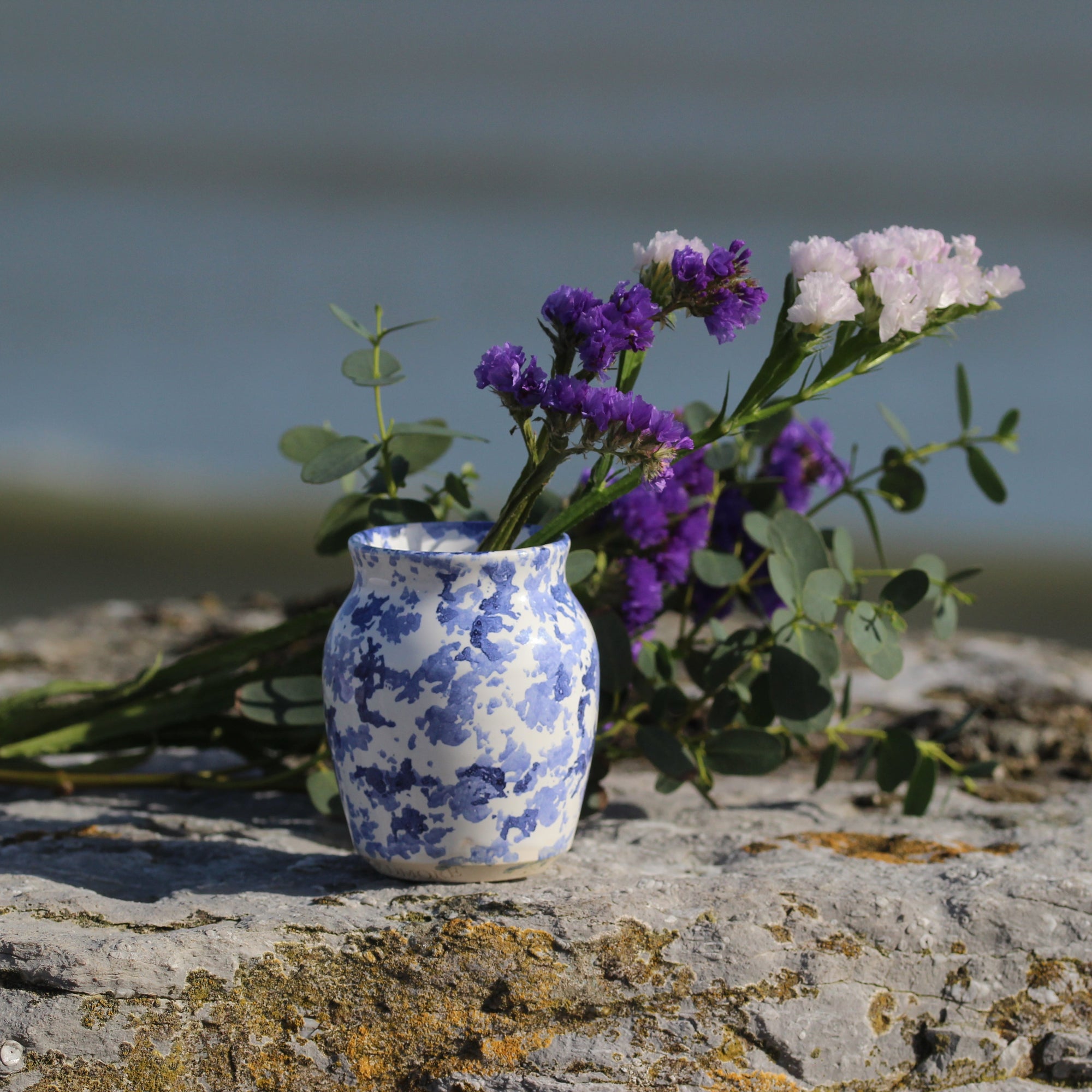 Small Bud Vase, Dark Blue