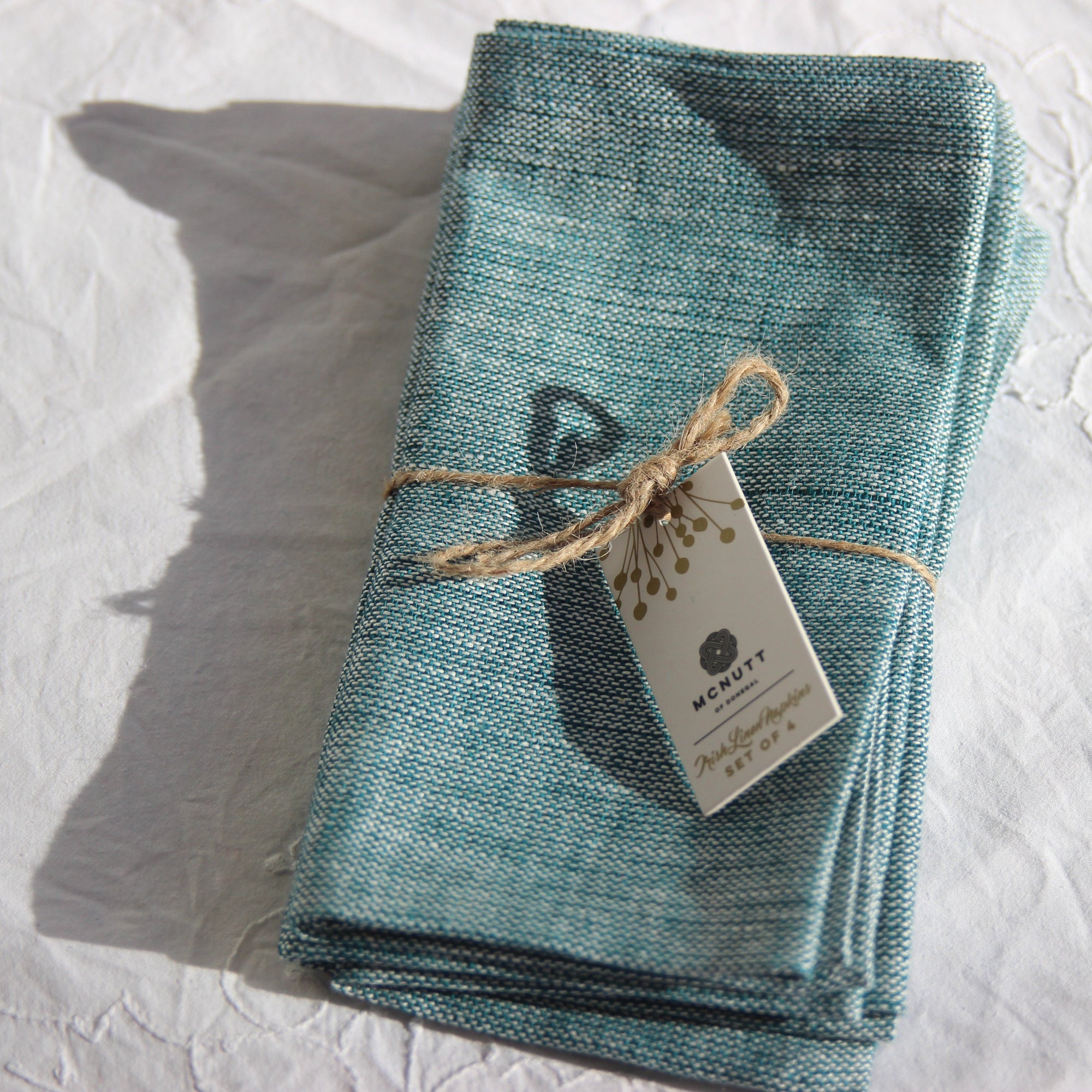 Linen Napkins, Kingfisher Green, McNutt