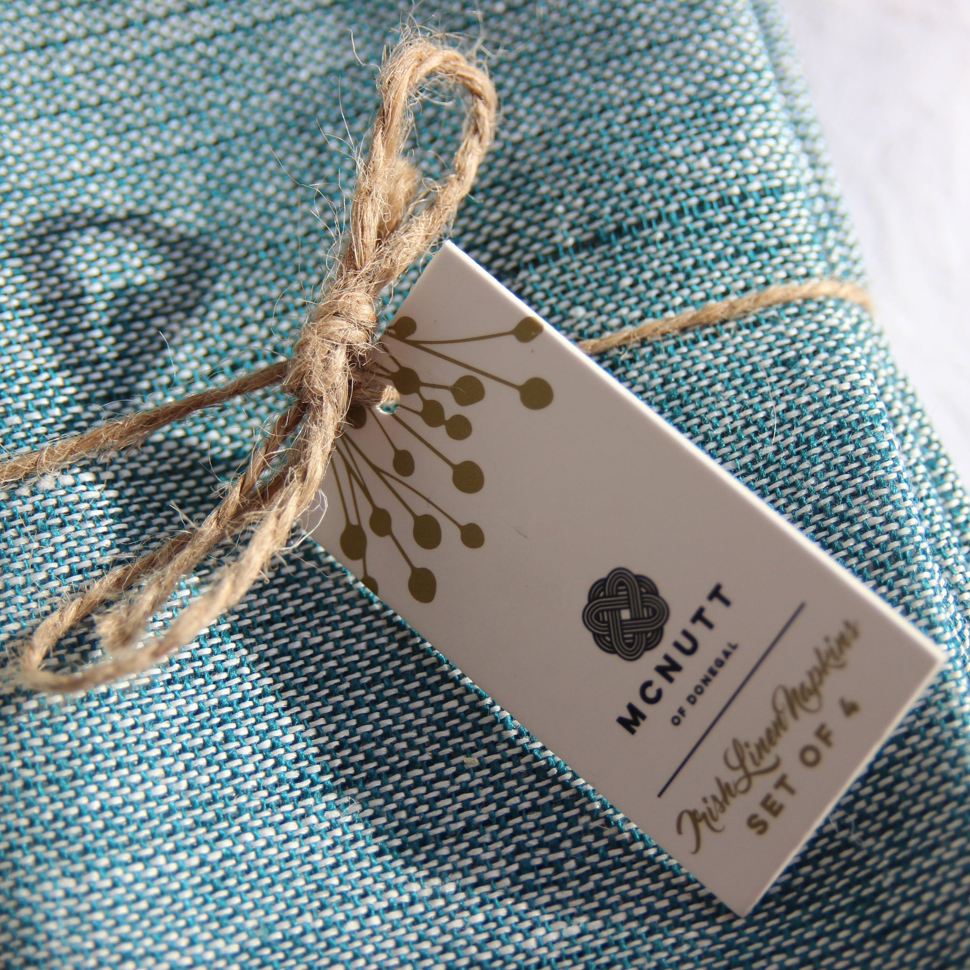 Linen Napkins, Kingfisher Green, McNutt