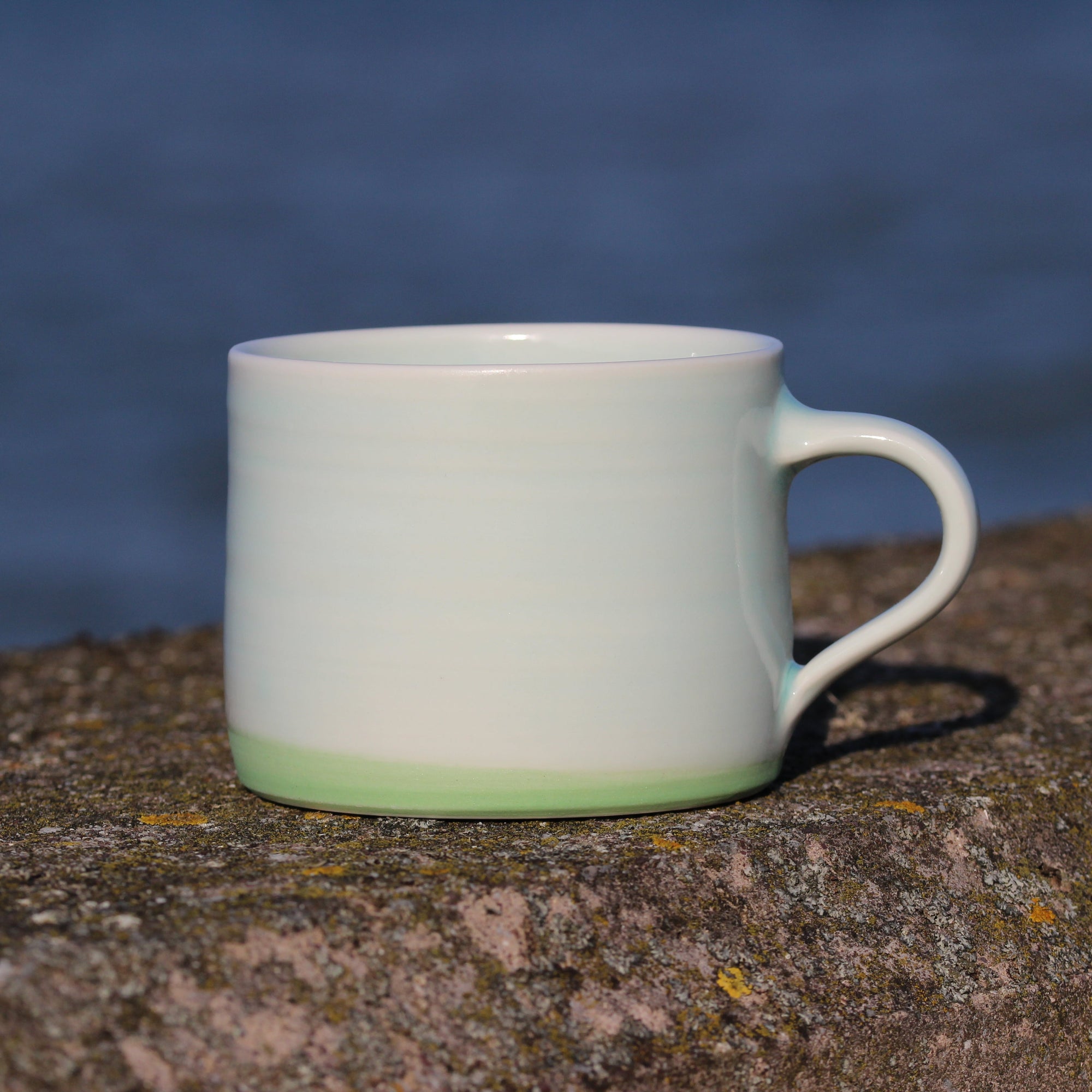 Porcelain Cup, Green, Antonio Julio López Castro