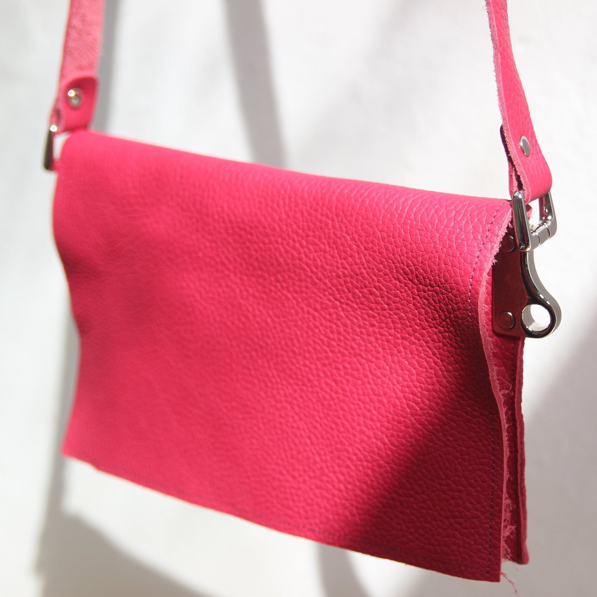 Minimalist Bag, Pink, Feene Leather