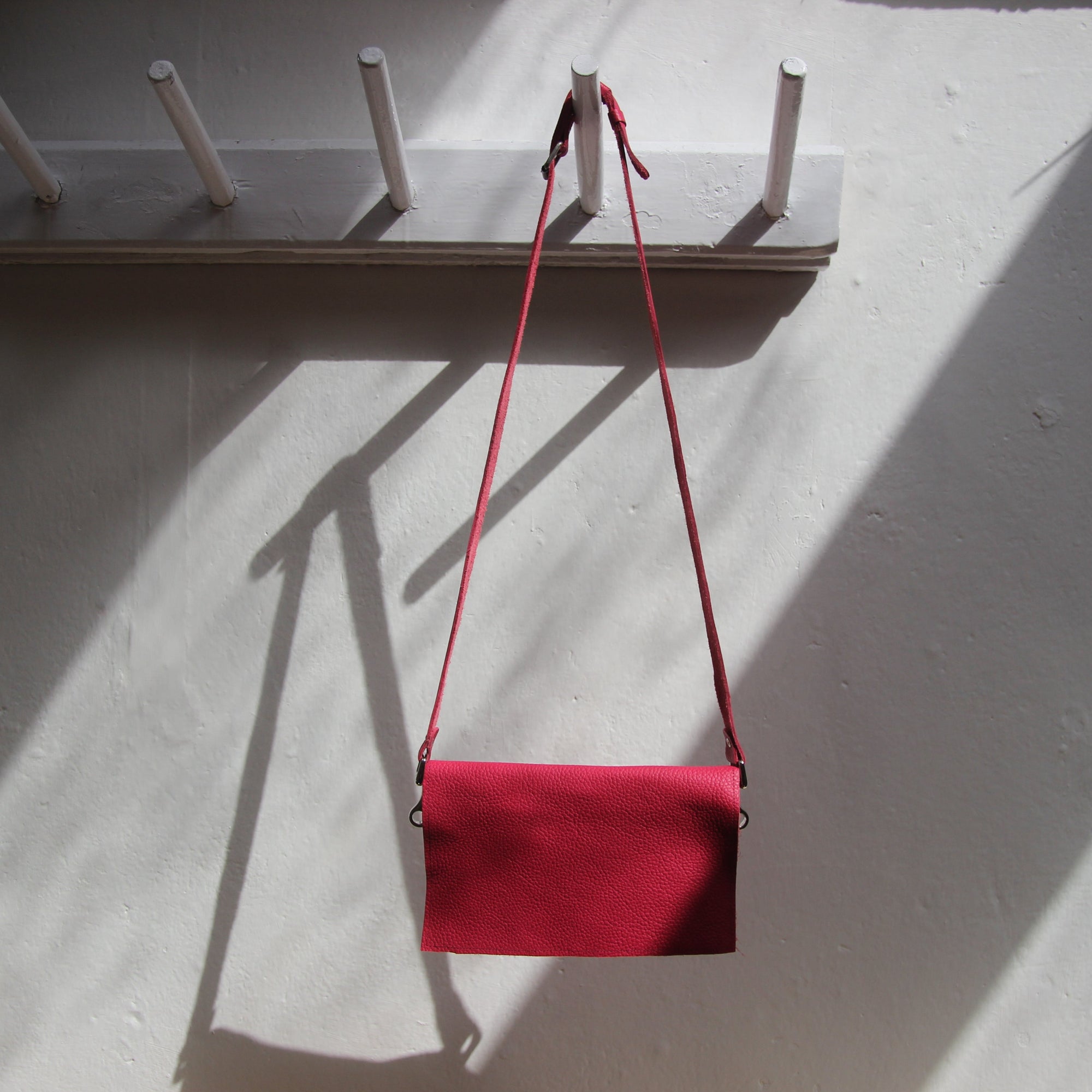 Minimalist Bag, Pink, Feene Leather