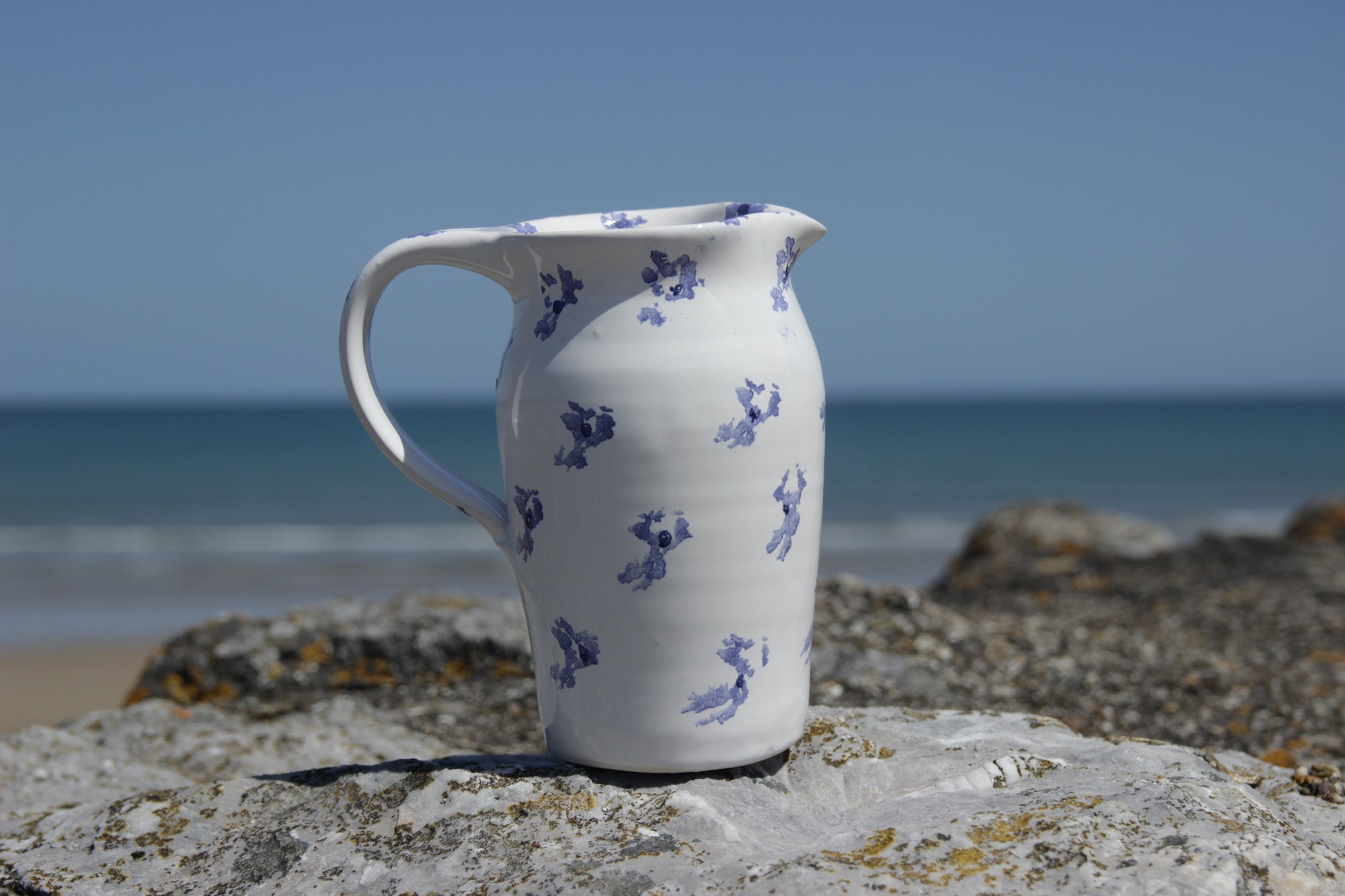 Small Jug, Traditional Blue Sponged, Ardmore Pottery