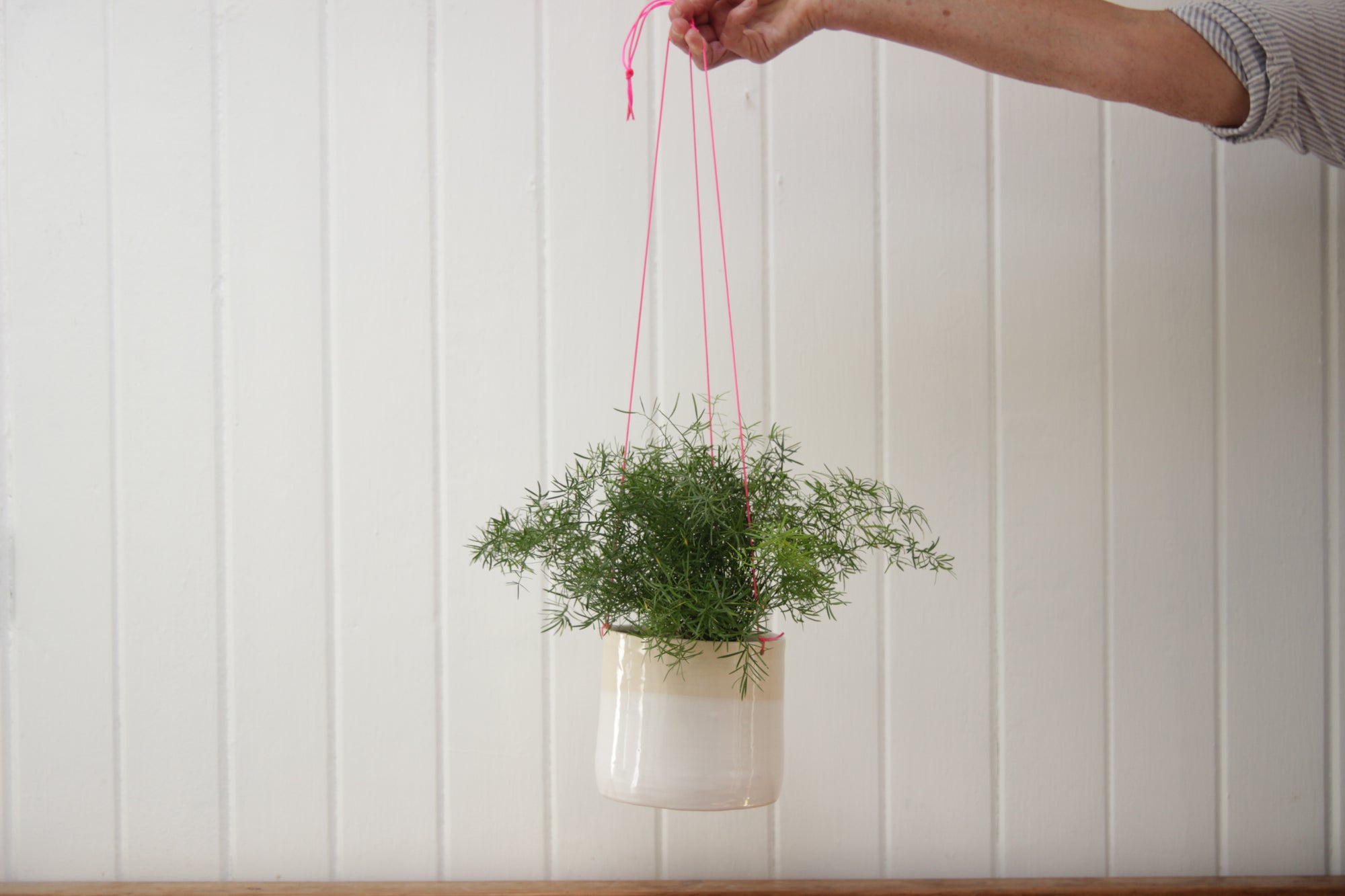 Large Neon Hanging Plant Pot