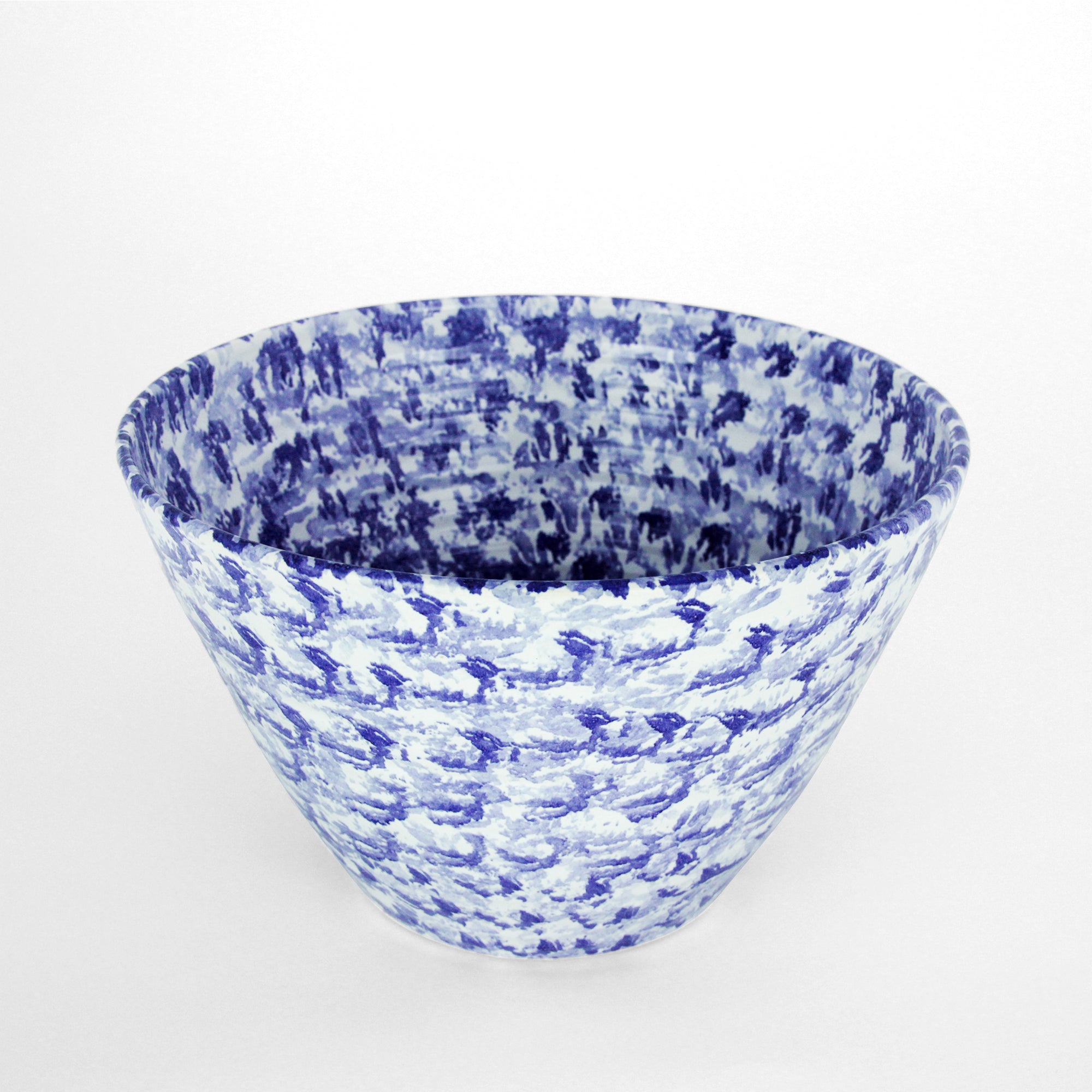 Large Bowl, Dark Blue Sponged, Ardmore Pottery