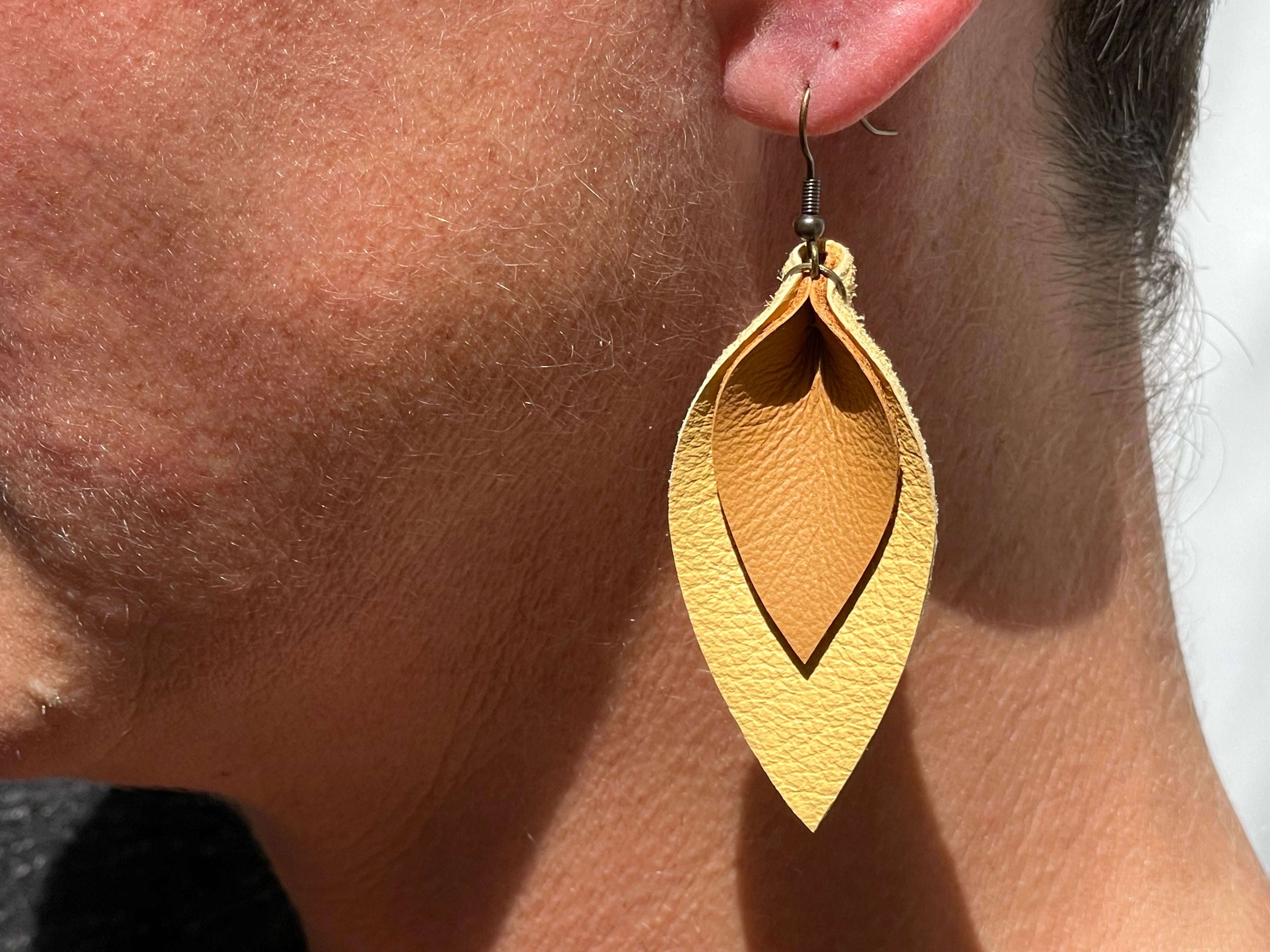 Leaf Earrings – Ma & Pembum