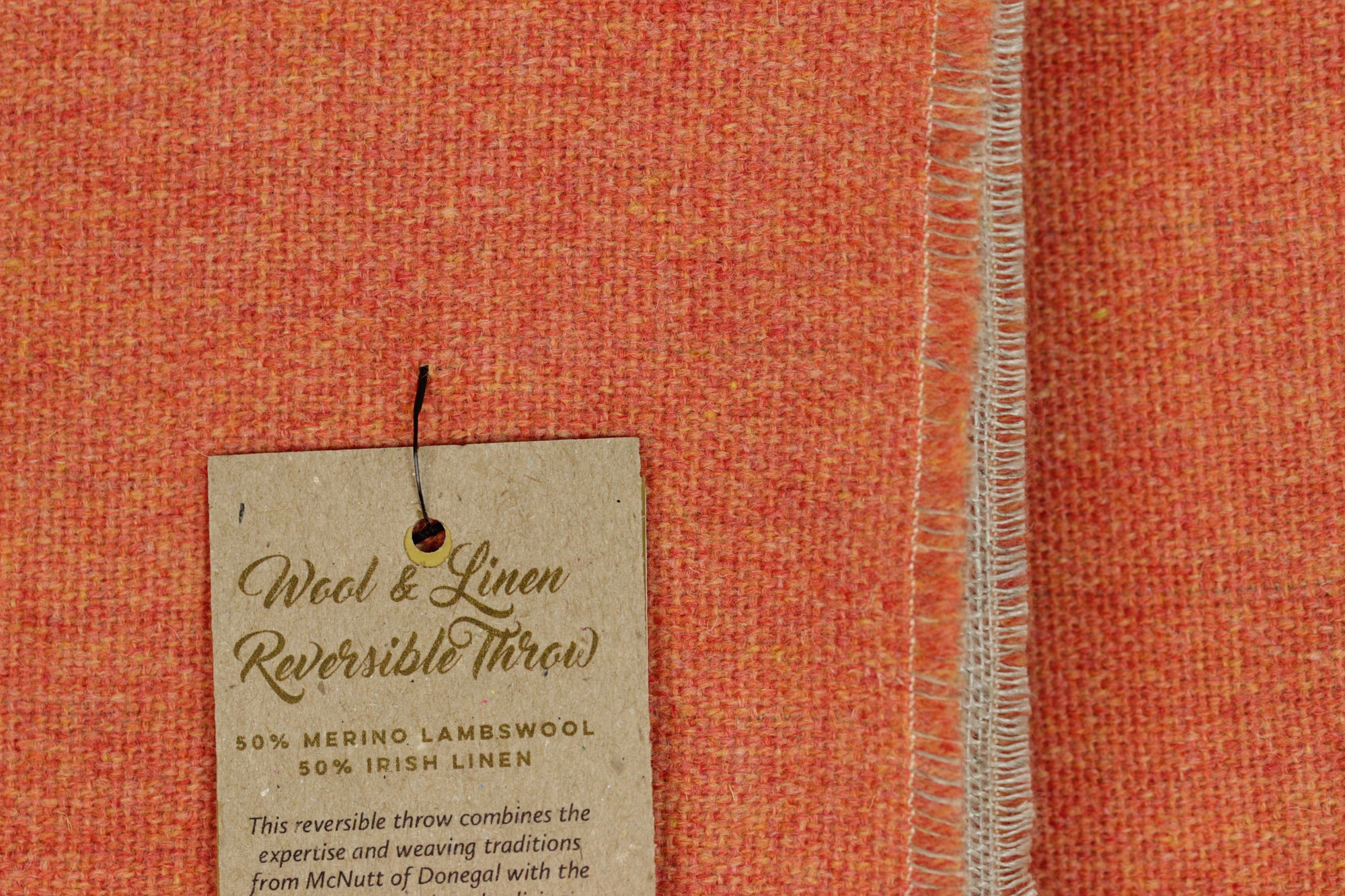 Wool & Linen Reversible Throw, McNutt