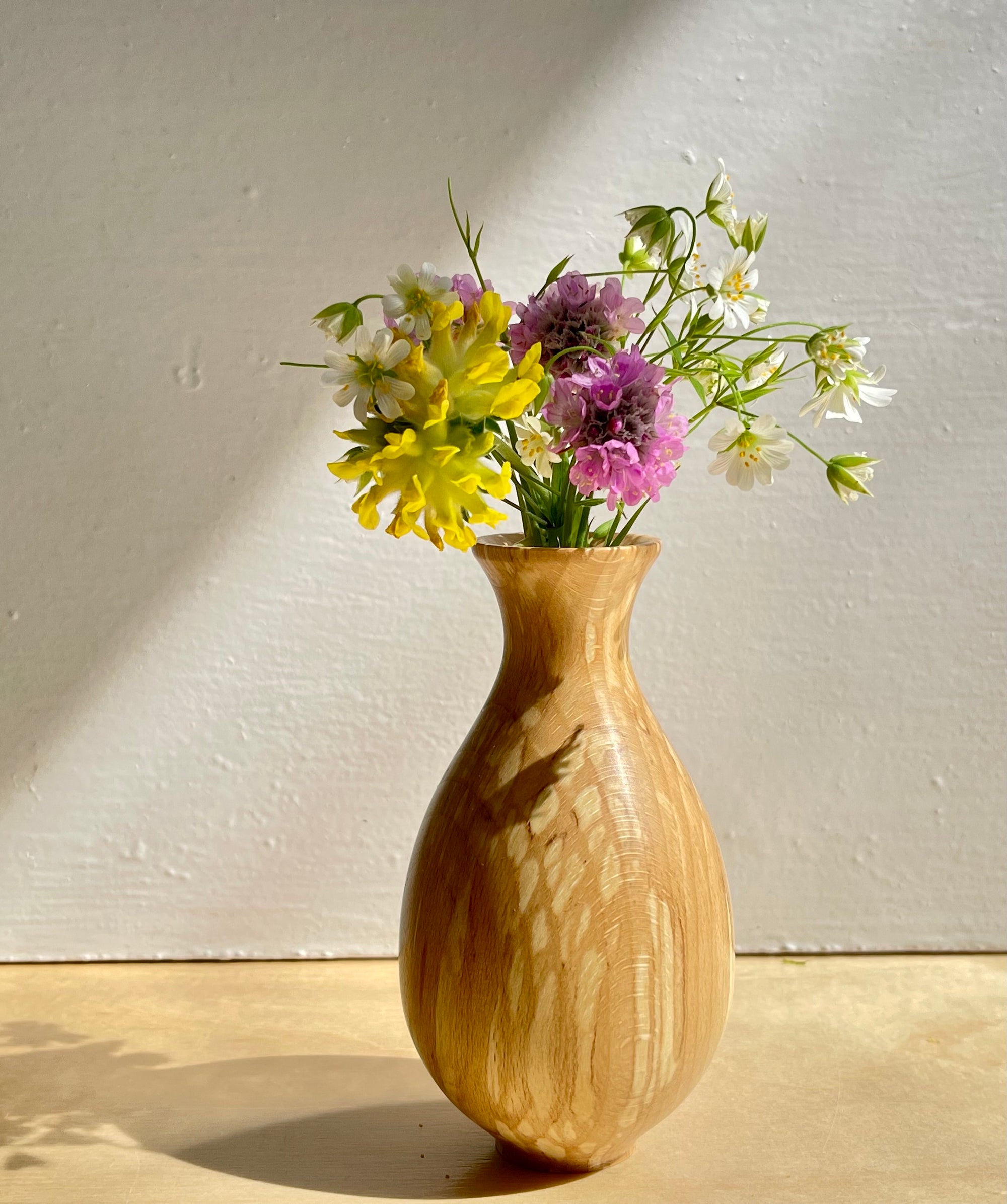Wooden Bud Vase, Ambrose & Brid